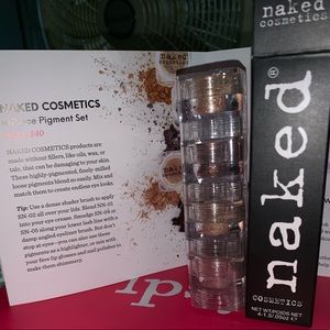 4 loose pigment eyeshadow set